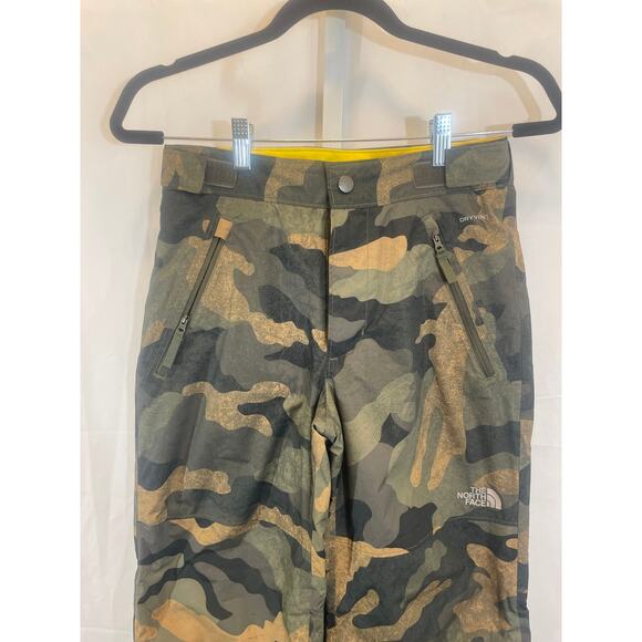 NWOT The North Face Camo Youth Freedom Insulated Boys Snow Pants - Boys 10-12 - Picture 2 of 5